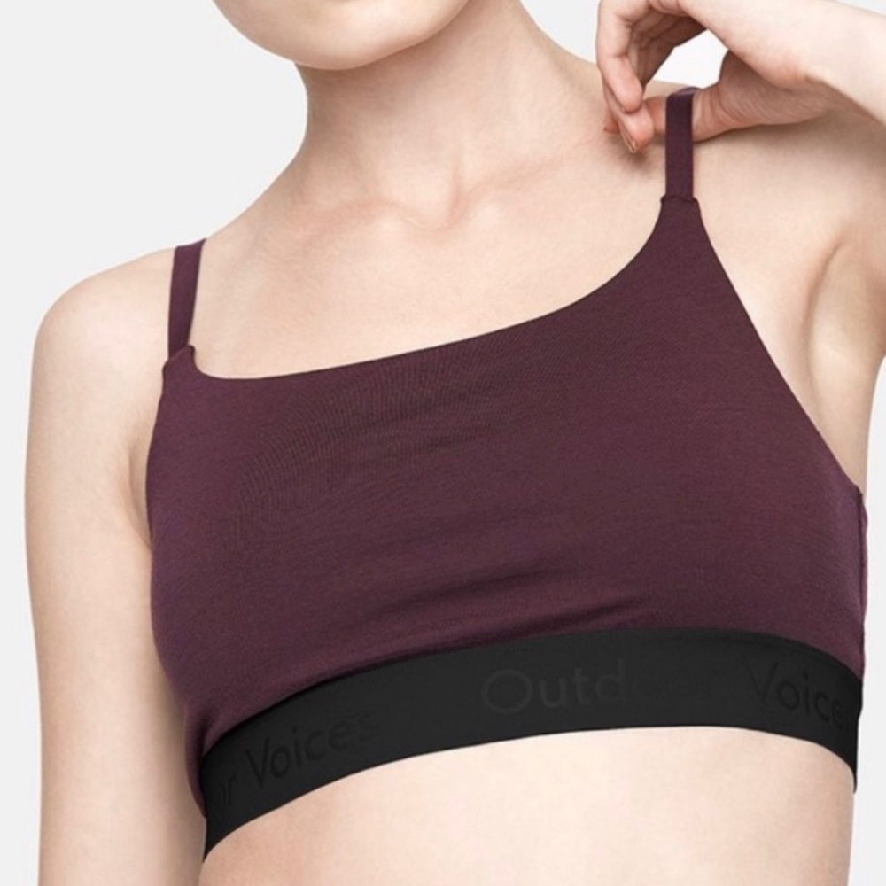 Outdoor Voices merino sports bra, Size S